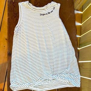 Brand wonder nation , size large, color green and white , material rayon